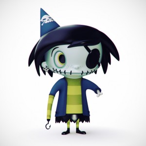 Nathan Jurevicius's Scarygirl Statue